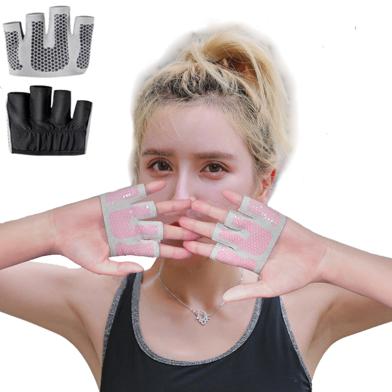 Crossfit Workout Gear - GYM Fitness Half Finger ถุงมือผู้ชายผู้หญิงสําหรับ Crossfit