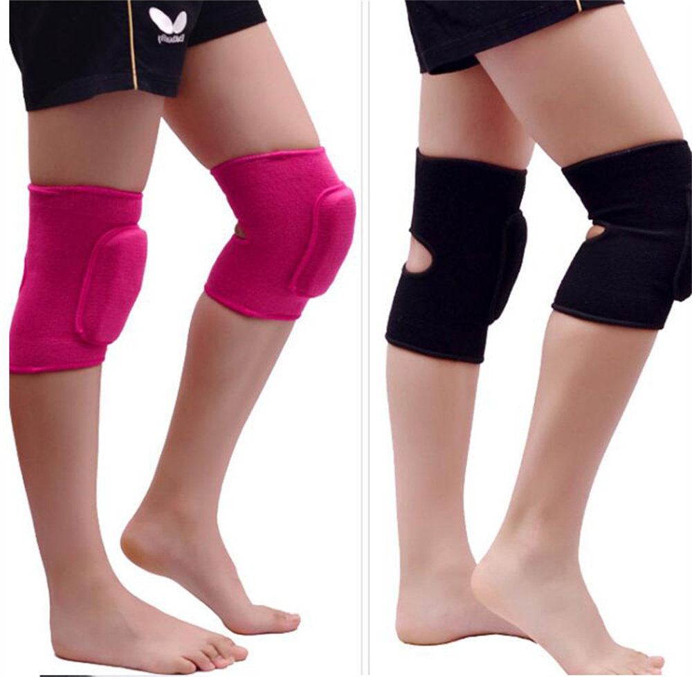Knee Sleeve Pair - JoyCan 1 ซม.คุณภาพสูงเข่ารั้งข้ออักเสบเข่าสนับสนุนโพลีเอสเตอร์กีฬา POLE Dance โยคะวอลเลย์บอลเข่าแขน