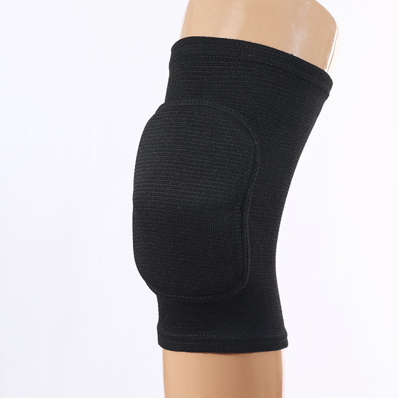 Knee Sleeve Pair - สนับเข่าแบบฟองน้ำหนาสำหรับการฝึกซ้อมวอลเลย์บอลและเต้นรำ สนับเข่ากีฬาแบบรัดกระชับ แผ่นรองเข่าแบบยืดหยุ่น