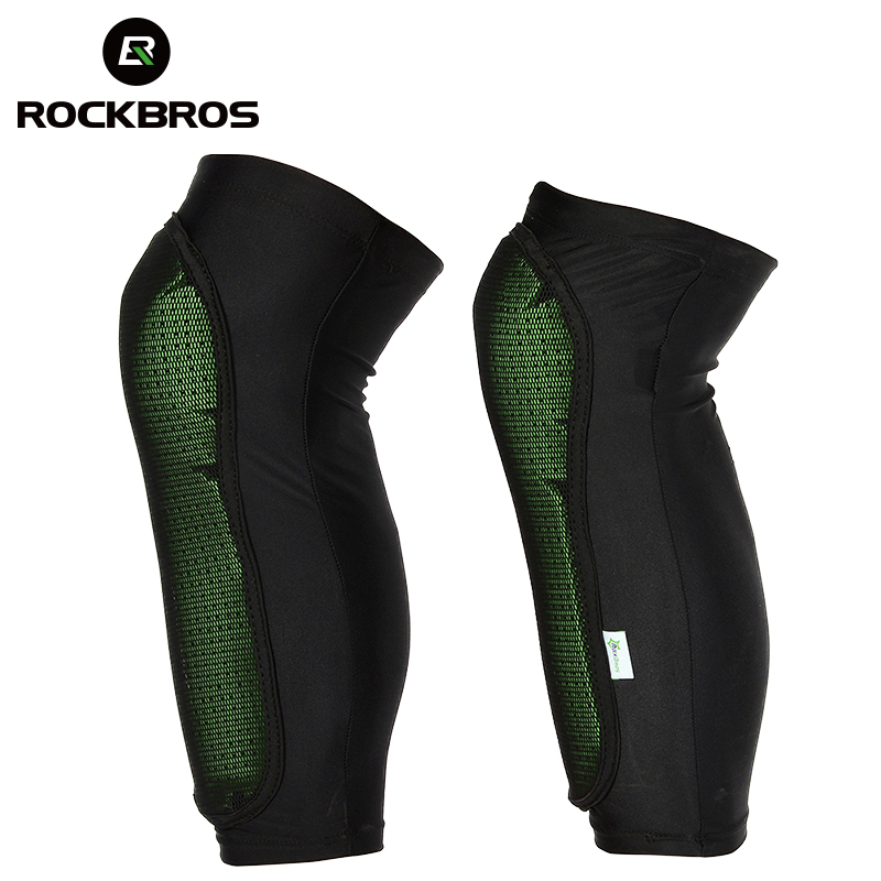 Knee Sleeve Pair - ROCKBROS สนับเข่าสำหรับขี่จักรยาน MTB, สนับเข่าหุ้มขาสำหรับใส่ขี่จักรยานเดินป่าตั้งแคมป์ฟุตบอล
