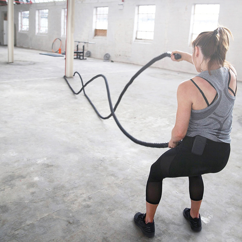 เชือกออกกำลังกาย 9M/12M/15M สำ - Crossfit No Equipment Workouts บทวิจารณ์และราคา