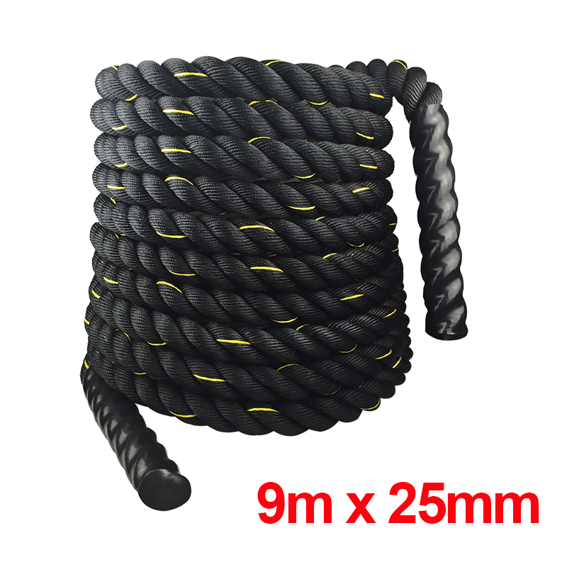 เชือกออกกำลังกาย 9M/12M/15M สำ - Crossfit No Equipment Workouts บทวิจารณ์และราคา