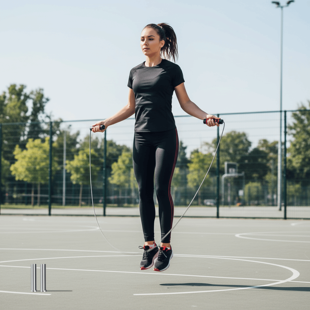เชือกกระโดดปรับความยาวได้ ด้าม - Jump Rope Speed Bearing บทวิจารณ์และราคา